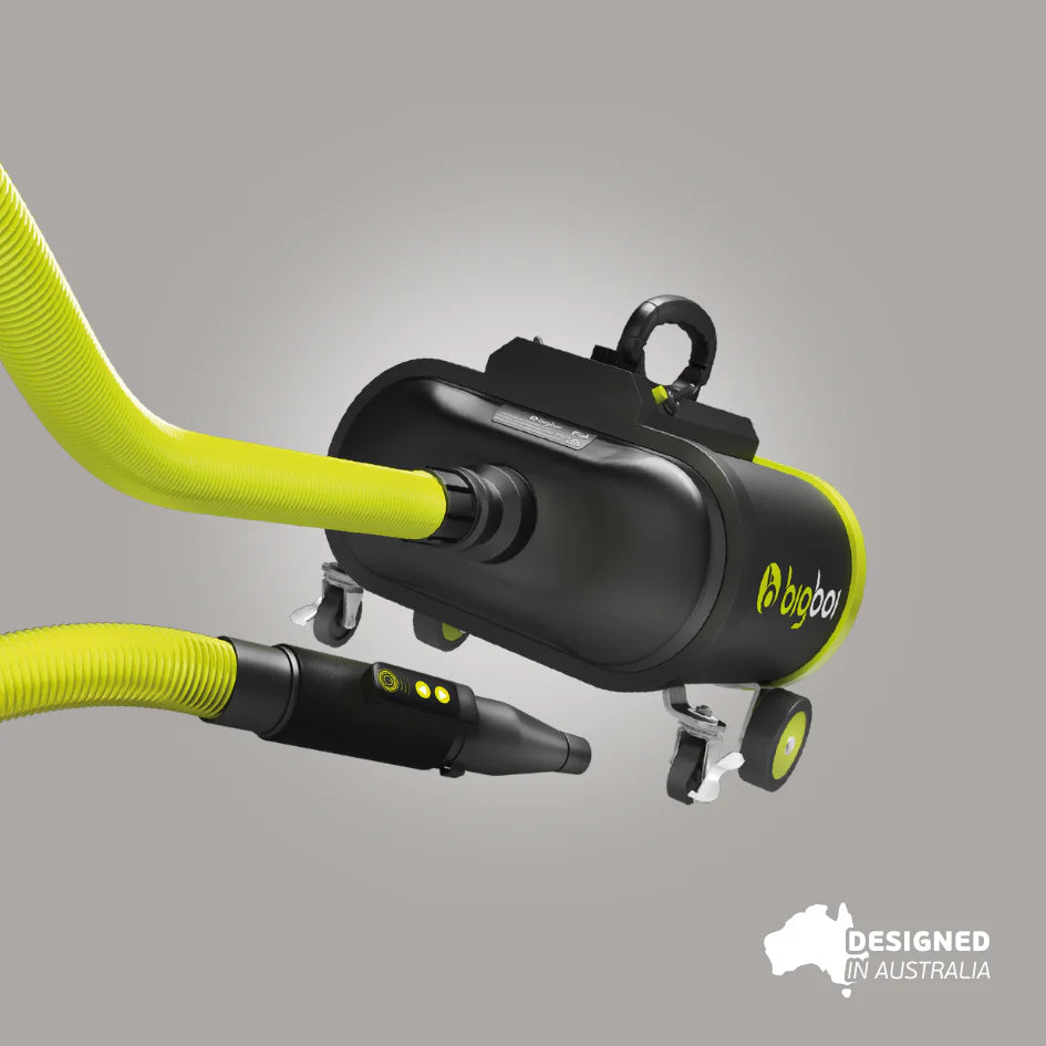 BigBoi blower with yellow hose