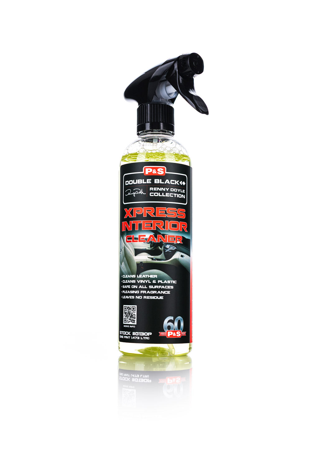 Spray bottle labeled 'Xpress Interior Cleaner' on a white background